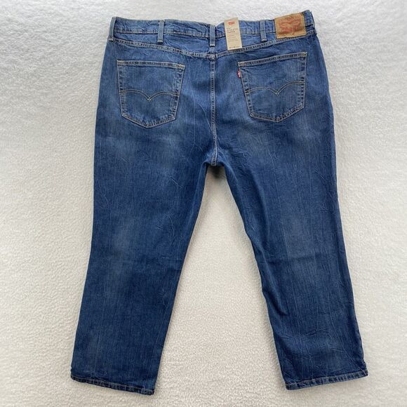 Levi's 541 Athletic Taper Jeans Men 46x28 Blue Stretch Big & Tall American Denim - Picture 9 of 14